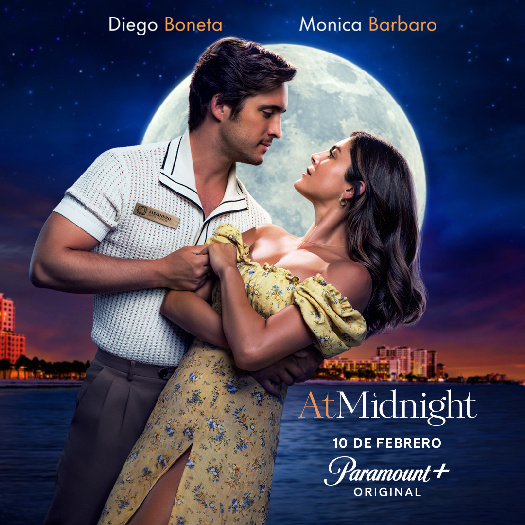 Es solo una cuestión de tiempo 💙😍 @diegoboneta y Monica Barbaro protagonizan #AtMidnight, disponible 10 de febrero en #ParamountPlus