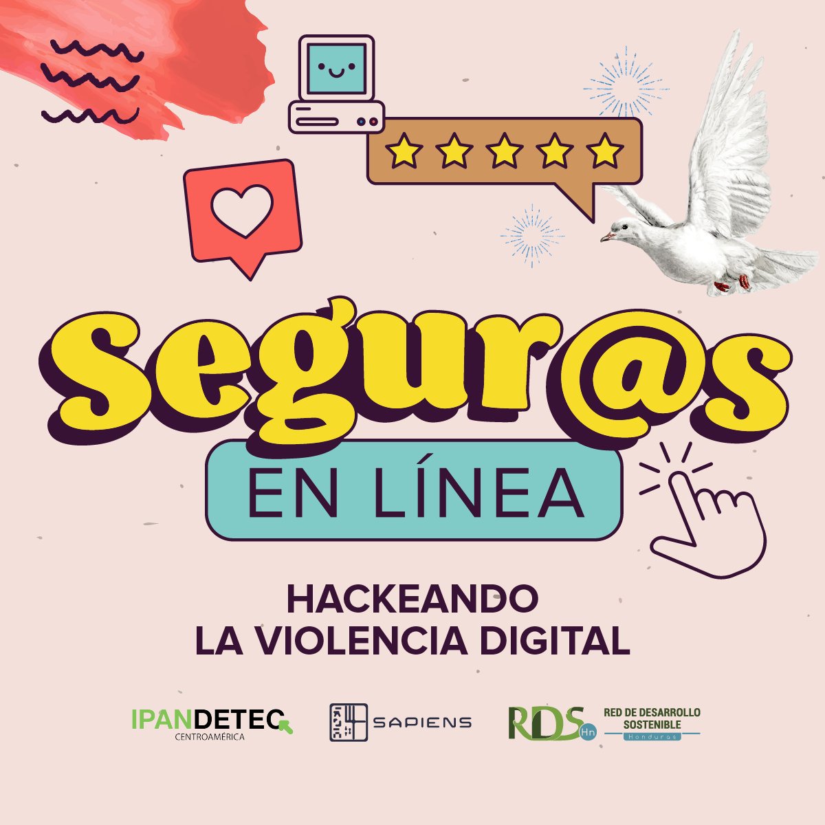 ipandetec's tweet photo. 🗣️¿Conoces Segur@s en Línea?
Es una plataforma donde hablamos sobre la violencia digital en #Centroamérica y #Dominicana, cómo combatirla y mecanismos para protegerte.
Accede aquí: 
👉https://t.co/BGgPteG20d

#SegurxsEnLínea https://t.co/jRqJKjF6hh