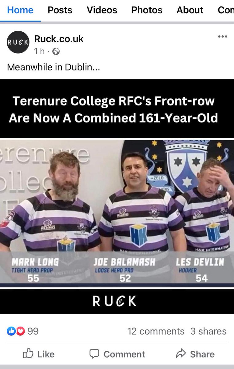 The lads featured on popular rugby website @RuckRugby in the UK. Next up the #LateLateShow and then it has to be #DancingWiththeStars. 😂😂😂
#Nure161 #neverstopcompeting
@leinsterrugby @bankofireland