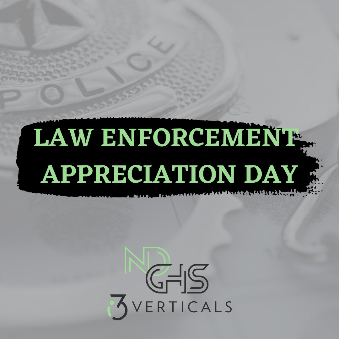 i3NetData's tweet photo. Thank you to the brave men and women who choose to protect us and keep our communities safe.
We recognize and appreciate the sacrifices you make each and everyday. 

#LawEnforcementAppreciationDay 
#i3verticals #NETData https://t.co/7L8vqa6EfW