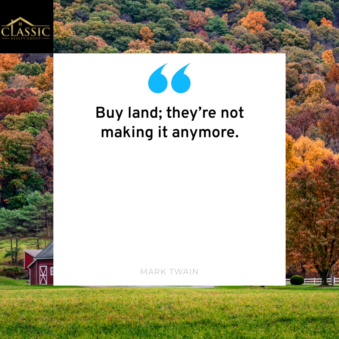 To buy or not to buy land, that is the question...

Looking for the answer? Call today!
#classicrealtygroup #chicagolandrealestate #chicagorealestate