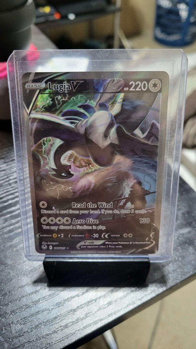 weatherReport89's tweet photo. It's me again and im back with a HUGE deal this time! This Lugia V for $150 + $5 for shipping! If you're interested, DM me! I don't thank you all enough for being so great but thank you all!
@BUYSELLTRADETCG https://t.co/POWRdxOPPY