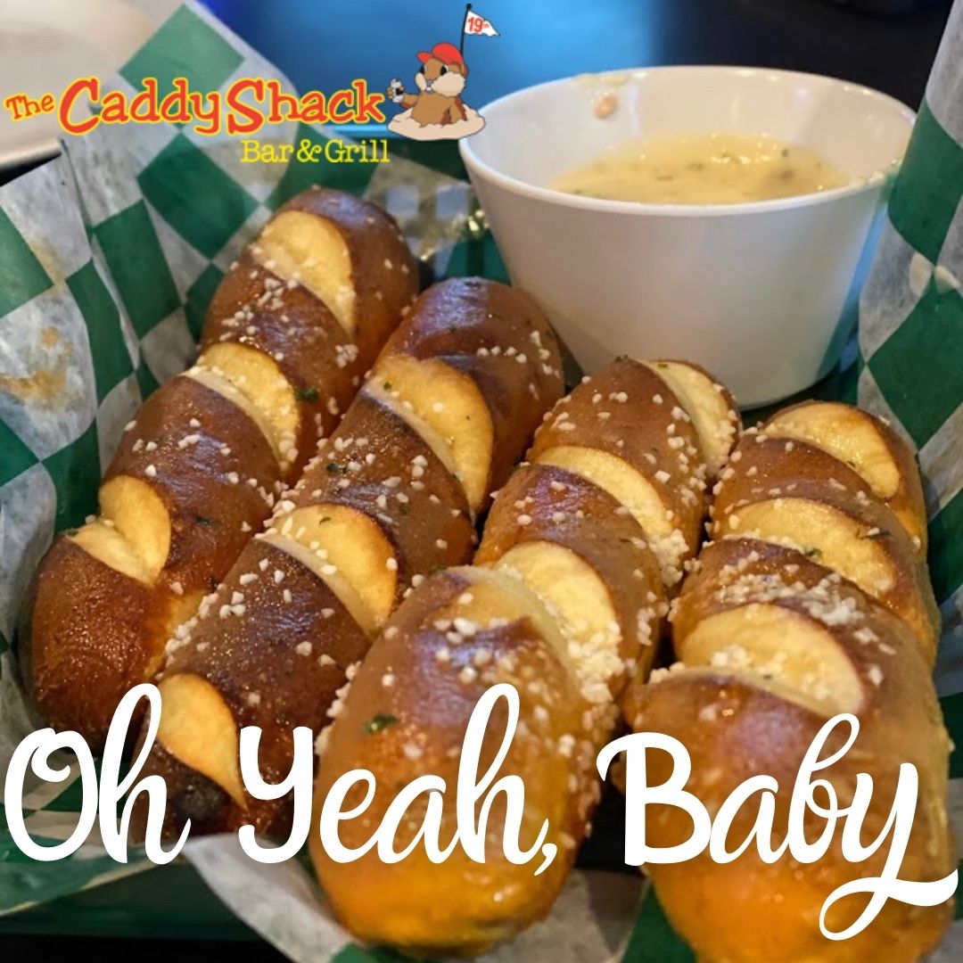 caddyshackOmaha's tweet photo. We don’t do “pretzel bites” at The Caddy Shack. We do pretzels the size of hoagies with a side of cheese or honey mustard. If you haven’t tried them yet … it’s time!
https://t.co/dlUZybiwm5
#appetizers #comfortfood #omahaeats #caddyshackomaha #omahafoodlovers https://t.co/KrnFUC7Tiv