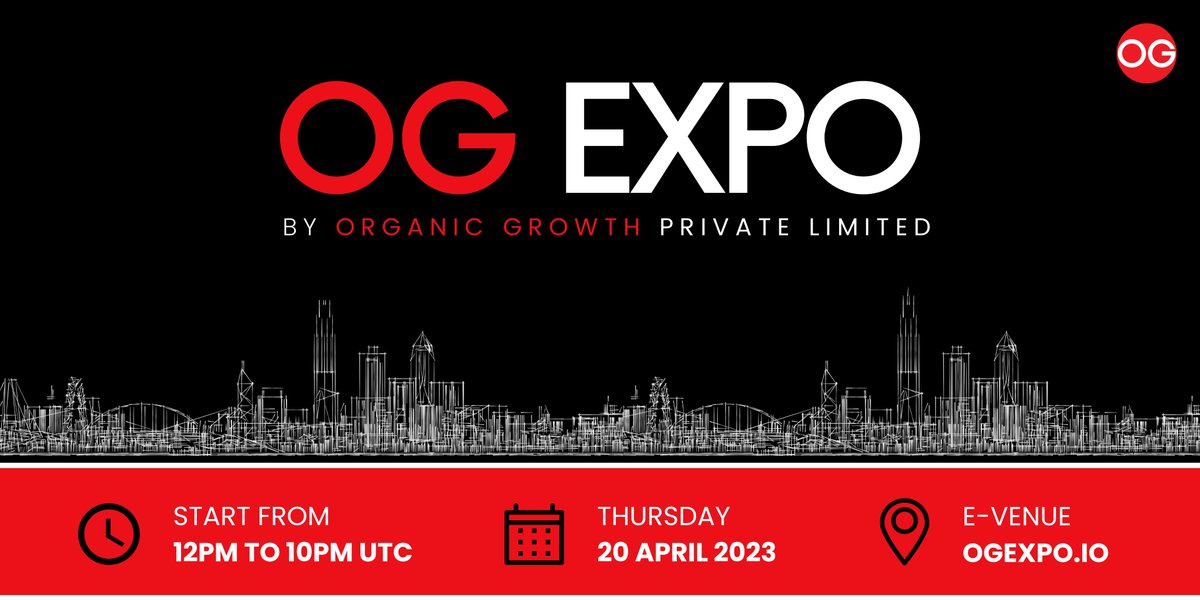 OGTokenOfficial's tweet photo. Here it is, OGs!
OG Expo is a premier Web 3.0 event that brings together industry experts, blockchains, crypto projects, NFT projects, launchpads, investment groups, VCs, KOLs, media partners...
Stay tuned by following OG socials
https://t.co/2xkYwunY8E
#callingallOGs https://t.co/n5Ba6dguvA