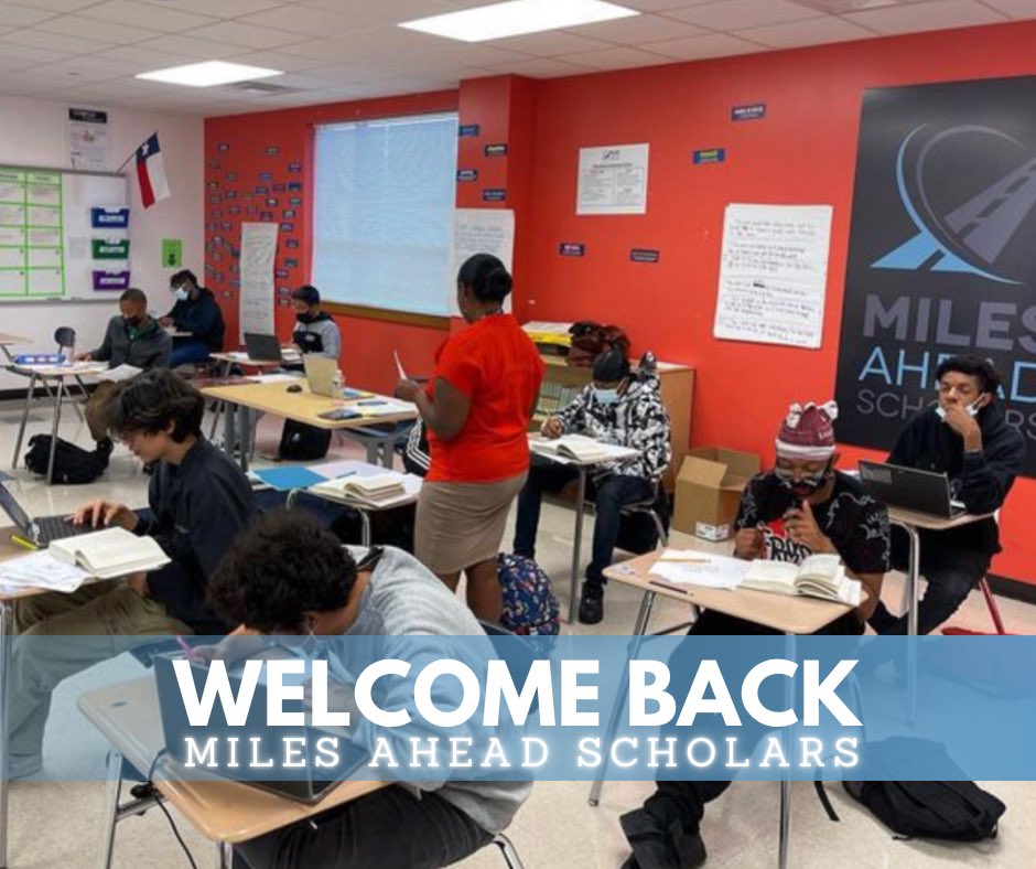 We are so excited to welcome back our #MASScholars from winter break. New initiatives, more community work, and success stories are on the horizon. #StemEducation #HISD #CollegeReadiness