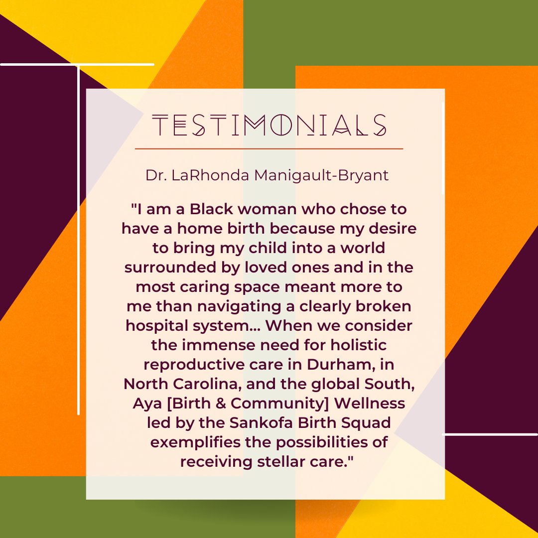 ayawellnessnc's tweet photo. When a person is offered the time, space, and support that facilitates natural physiologic birth, they can accomplish beautiful things! Let's step out of a system and into a community. 

#ayabirthandcommunitywellness#ayabirth#ayawellness#ayadurham#BIPOCbirth#LGBTQIAhealth https://t.co/tKMRn4Fx6J