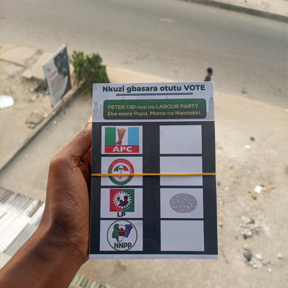 CoperateAda1's tweet photo. Dummy ballots printed in Igbo language to be distributed in the grassroot communities of Anambra.
Support ur local government
Asaba. Psquare. Delta State Warri Brekete. Rufai Oseni. Atiku Ojota. Channels TV
#ObiDattiInAsaba okowa
#PeterObiInAsaba
#ObiDattiInDelta Anambra https://t.co/kUUckR2HOH