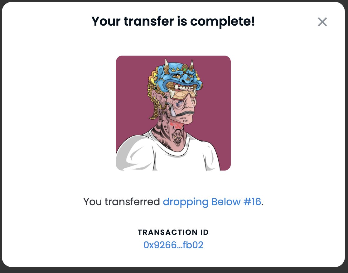Thanks for that gift ❤️ <a href="/DroppingBelow/">Dropping Below NFT💜🍻</a>