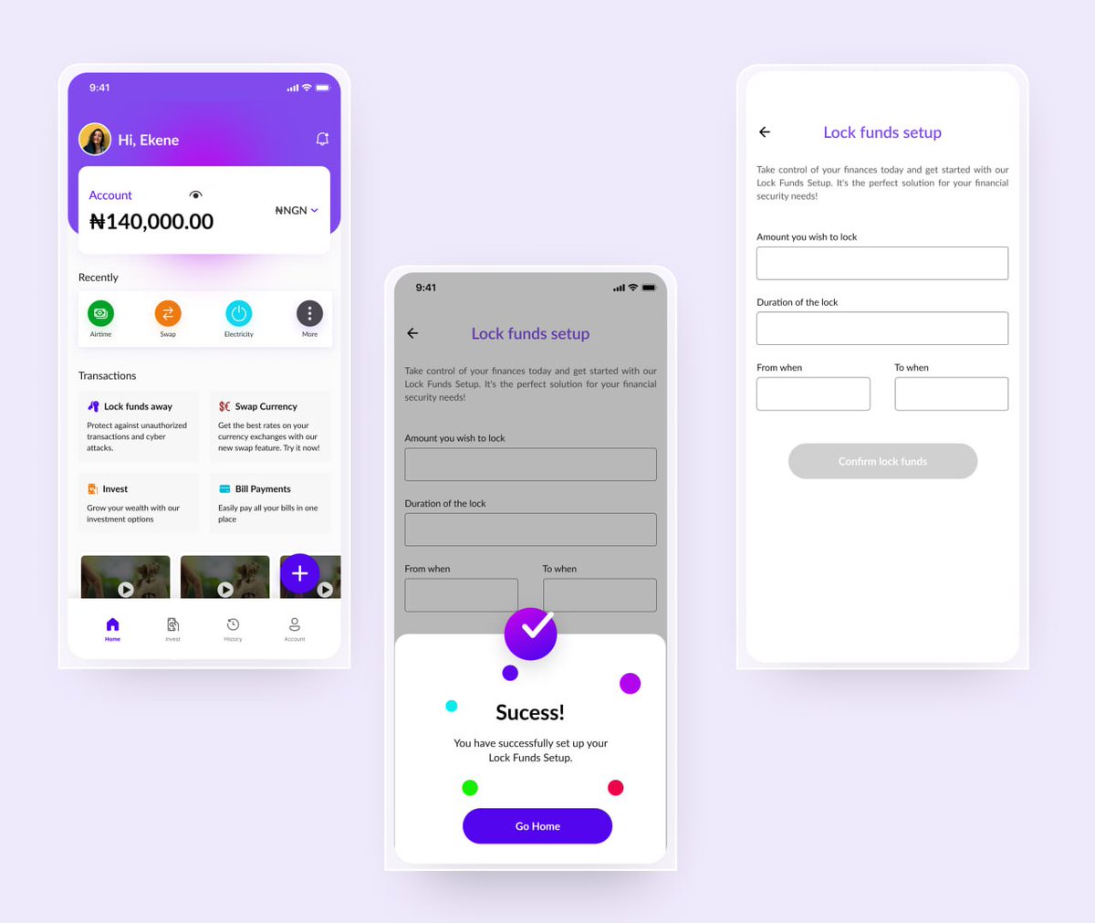 smartofux's tweet image. Day 007 of #100DaysofDesign #100DaysOfInteractionDesign 

Tried completing my Fintech app interaction. 

Would add today&apos;s task to another challenge. 

How did I do, guys? 🤭🥺

#Protopie #InteractionDesign