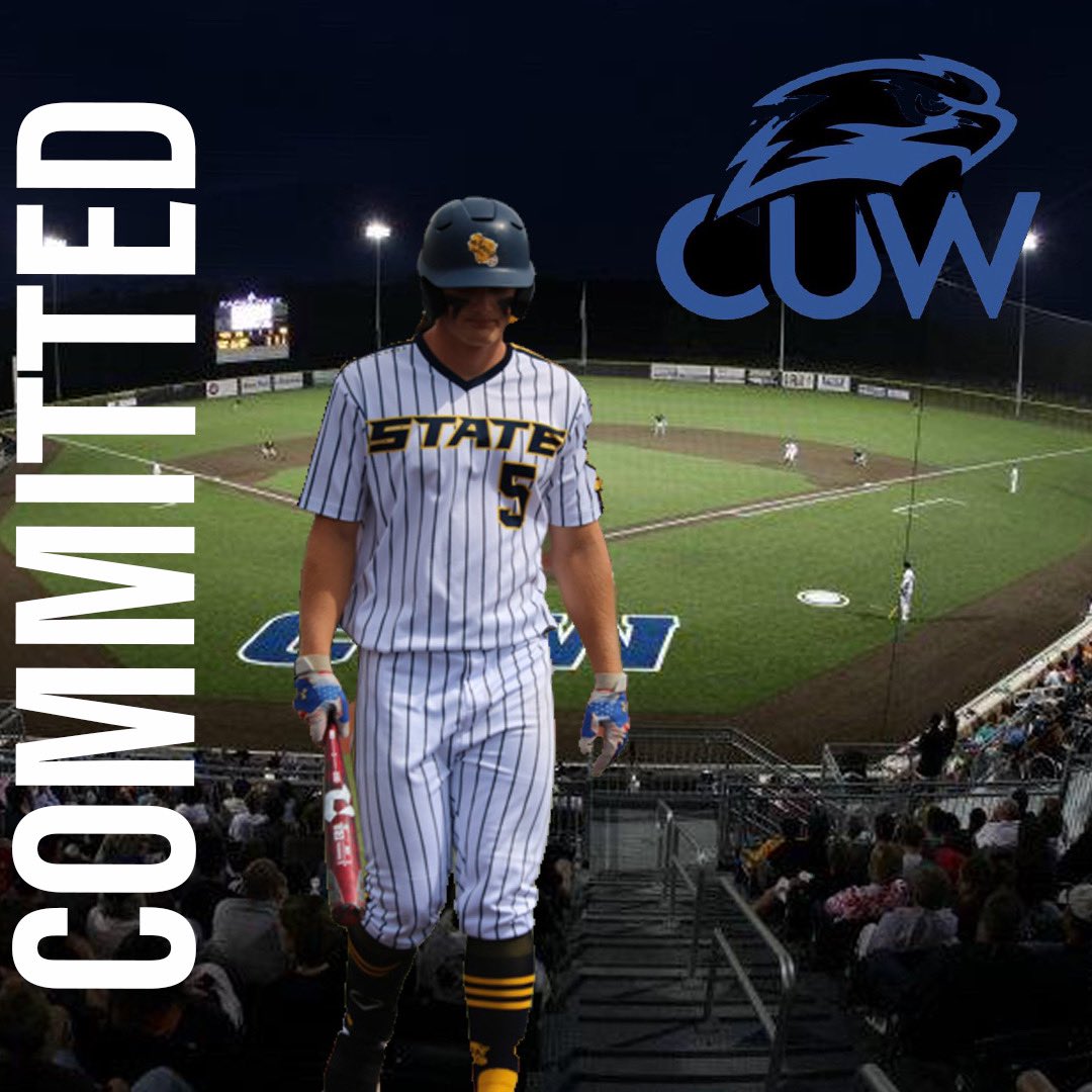 God is great! Thank you to all family, friends, coaches and teammates who’ve helped me get here. Thank you Coach Morgan for this opportunity. Go Falcons!💙🤍 <a href="/CUW_Baseball/">CUW Baseball</a> @PBRWisconsin <a href="/brewstateba/">Brew State Baseball Academy</a> <a href="/BEastBsbl/">Brookfield East Baseball</a>