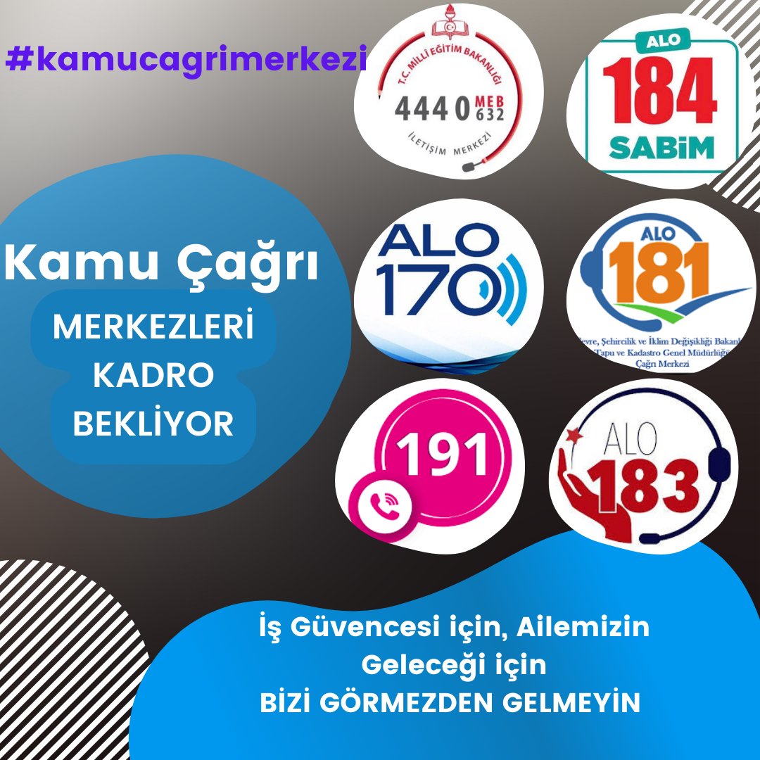 yehmalgulu's tweet photo. Kamu ÇAĞRI MERKEZLERİ’nde 
çalışan taşeron personeline KADRO verilmelidir.
TaşeronSistemi SonBulsun
Türkiye Yüzyılı’nda taşeron uygulamaları bitmelidir...

@RTErdogan
@tcbestepe 
@UABakanligi 
@csgbakanligi 
@HMBakanligi 
@akbasogluemin 
@ikalin1 @VeliSolak https://t.co/UPVz5eey3r