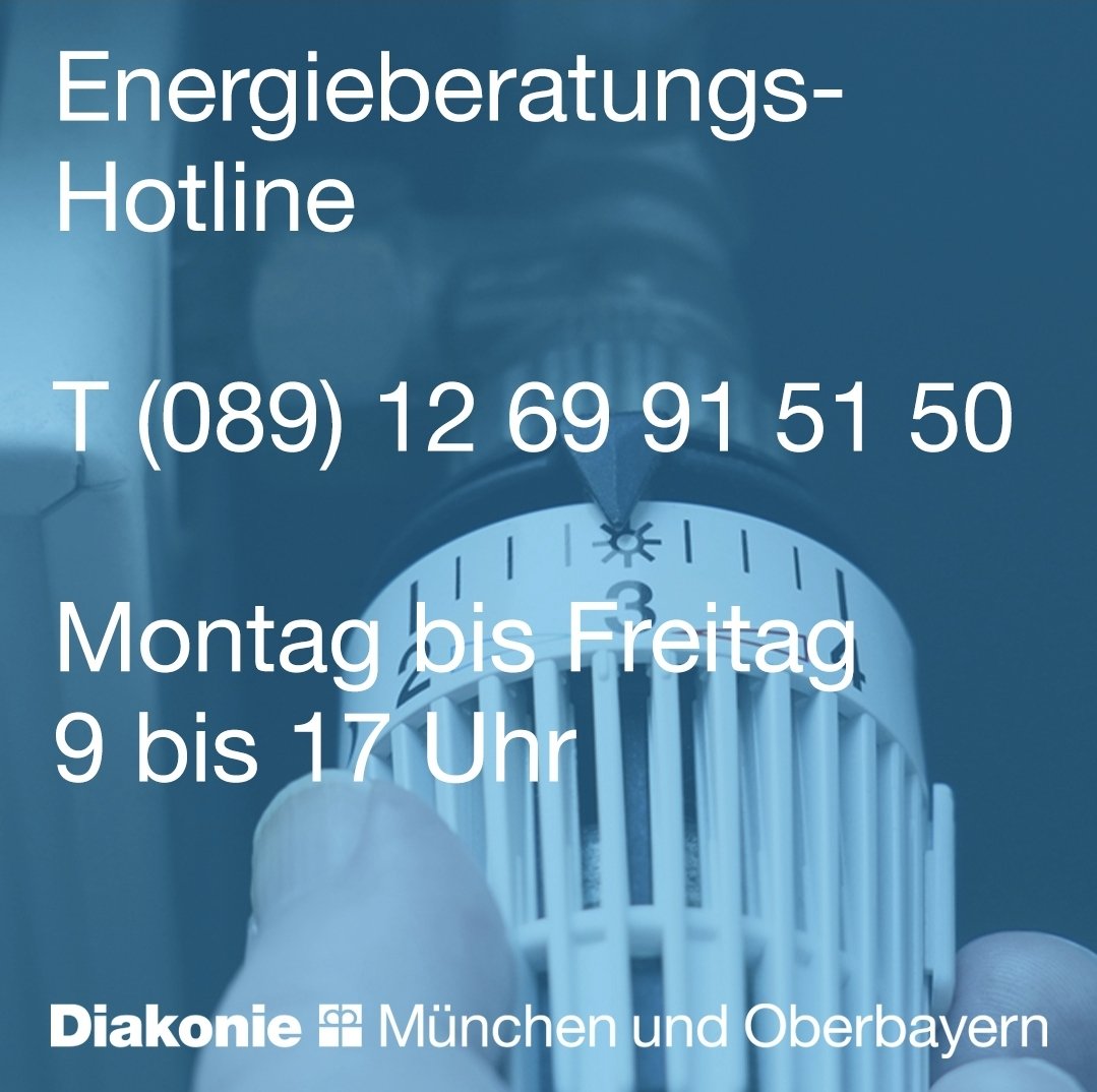 an_betz's tweet photo. Die hohen Energiekosten bereiten vielen Menschen große Sorgen. Die @StadtMuenchen hat einen #Wärmefonds aufgesetzt. Ab 16.01. können Anträge gestellt werden. Die Energieberatungshotline der @diakoniemuc im Auftrag der Stadt ist bereits erreichbar.
#München
https://t.co/J8Bo7EkKcS https://t.co/8Qe5STLuwU