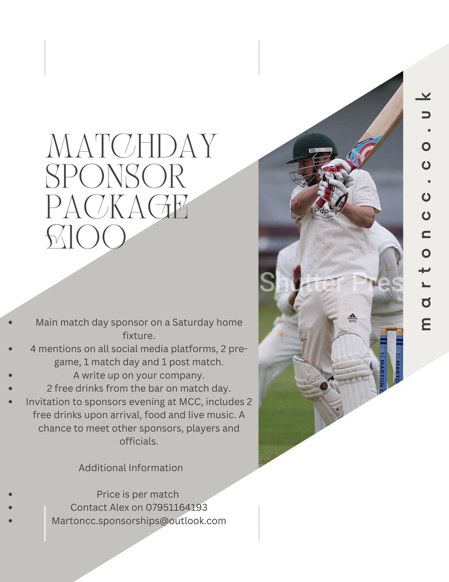 Marton Cricket Club 💙 tweet media