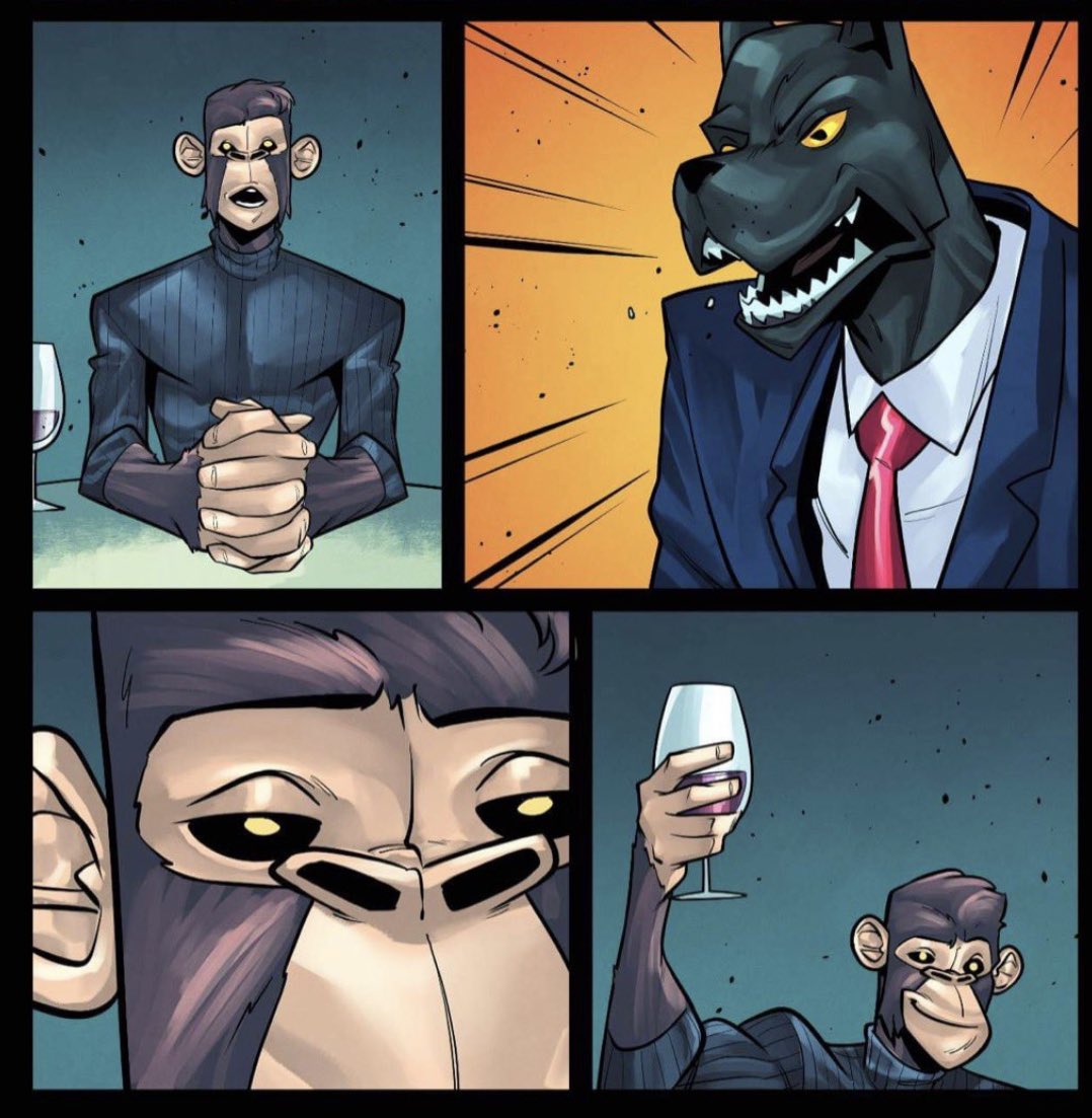 RamonGovea's tweet image. If there’s anything I’ve learned during my time in Orangurock, it’s that the ApeFather is not easily intimidated. 🥱 #BASYC @MythDivision