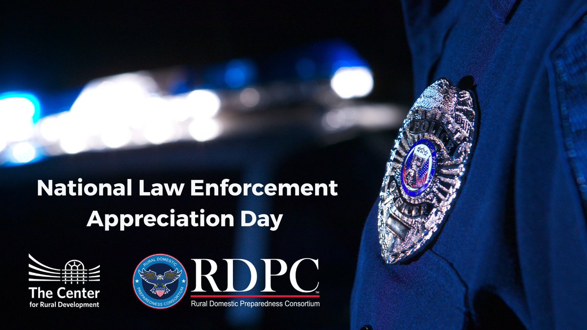TheRDPC's tweet photo. Please take a moment to thank the men and women who put their lives on the line every day to protect ours. Visit https://t.co/bFTk0kKzI6 for a complete list of DHS/FEMA-certified training courses available to rural first responders at no cost. https://t.co/2KBKpoUzm7
