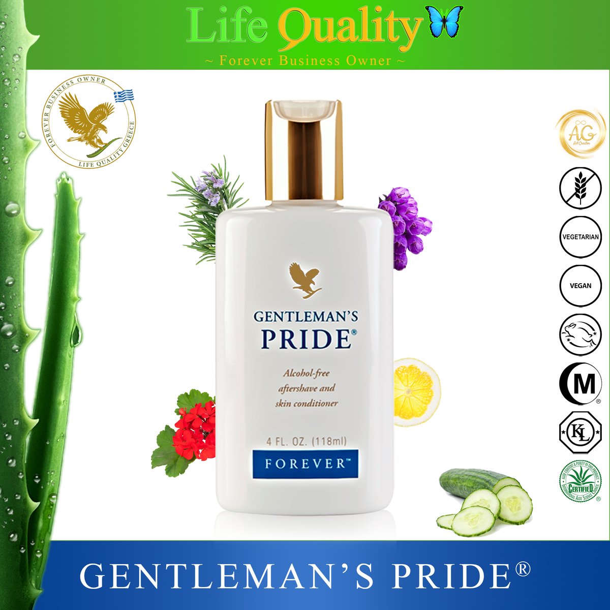 LifeQualityShop's tweet photo. 💧GENTLEMAN’S PRIDE®🪒
🆔Κωδικός: 070 

🛍Αγορά Online:
🔗 https://t.co/gGtStwbVfU

#GentlemansPride #AloeVera #Allantoin #Rosemary #Cucumber #AlcoholFree #AntiAge #StabilizedAloeVeraGel #LifeQuality #ForeverLiving #GlutenFree #Vegan #Vegetarian #CrueltyFree #IASC #Kosher #Halal https://t.co/Lpkq74Y4ql