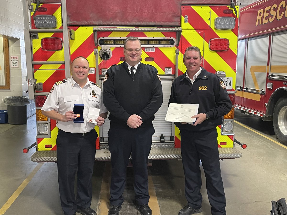 CambridgeFD's tweet photo. DC Churchill received his Provincial Long Service 30 year bar as well, the Federal 30 year Fire Services Exemplary Service Bar from Chief Arnold. Thank you Brad for your outstanding service to the community.
@CPFFALocal499
@cityofcambridgeCFD https://t.co/VflUVaw3hF