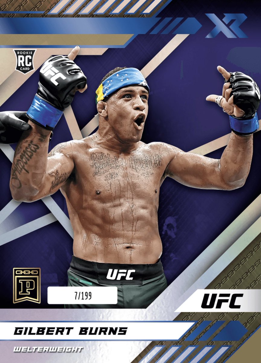calfkicked's tweet photo. Big man @GilbertDurinho repping Panini NFTs! Here are a couple of Gilberts from my collection. Still think he edged that fight against Chimaevโฆ ๐ช #ufcnft #thehobby #whodoyoucollect #panininft #ratedrookie https://t.co/qOuVMuY4m6