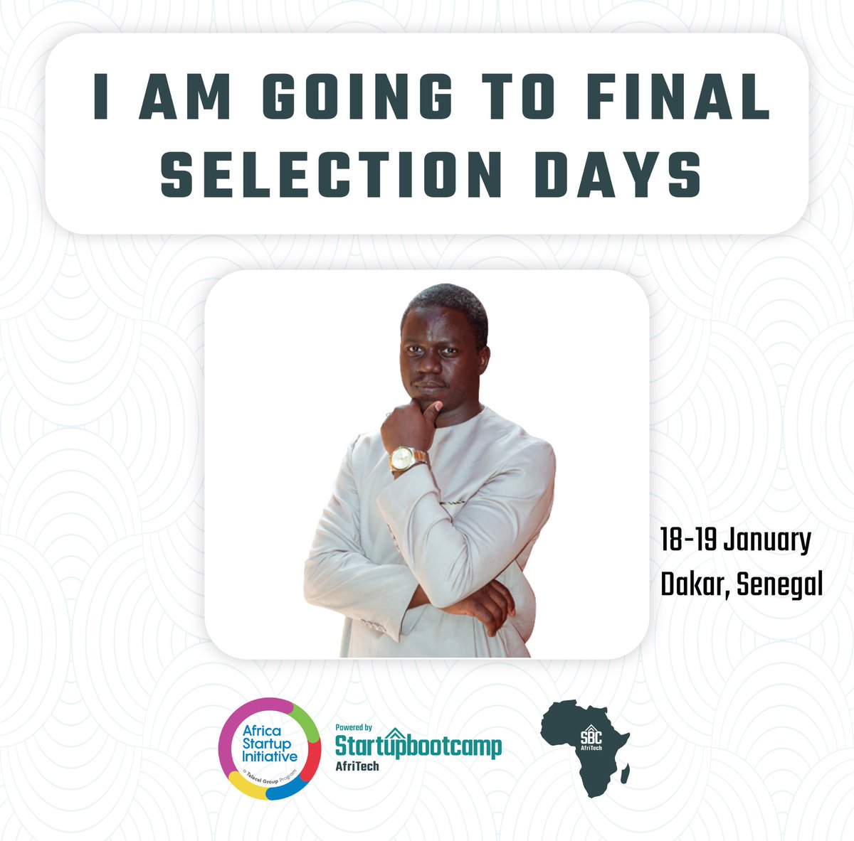 ilovesenegal1's tweet photo. Lebalma is going to the final selection days @SBCAfriTech 2023
If you wanna attend this event book your ticket https://t.co/EfL84VNfJZ
#Lebalma #DakarFSD2023 #ASIPAccelerator #SBCAfriTech #scoutskillscale https://t.co/5EYruLQIRo