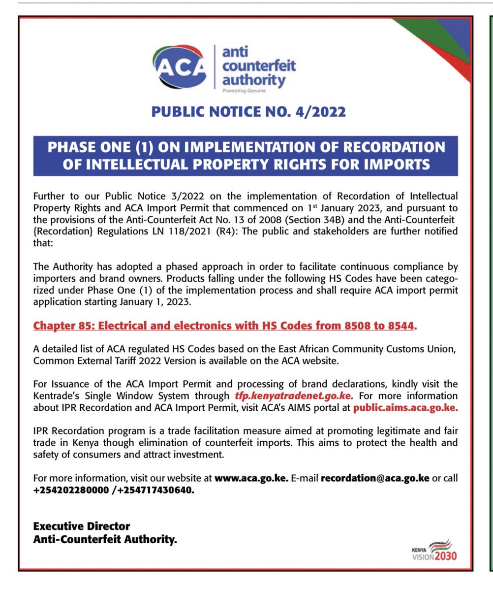 hkmutai's tweet photo. #recordation is here and it seems ACA has opted for a phased approach. I wonder what considerations led to electronic and electrical goods being fronted for this experiment. I also wonder what became of the generic medicines case… https://t.co/IaG5TXxr9l