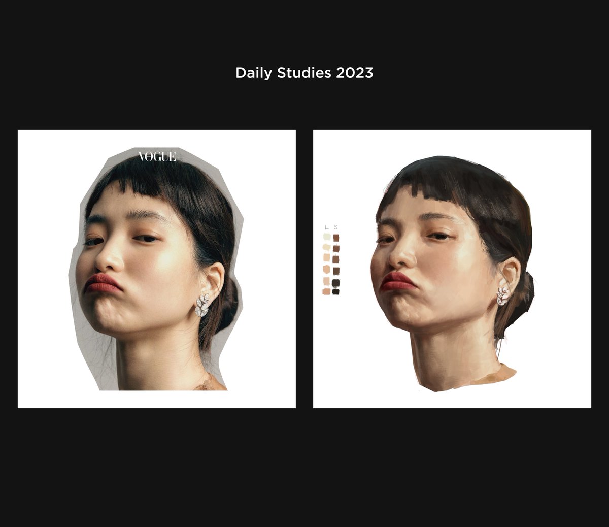 djlumpia's tweet photo. Kim Tae-ri photo study

Tried to give me a challenge by choosing an expression with squash on the face. 

#art #dailystudy #practice #digitalart #painting https://t.co/BG0TcYyDIW