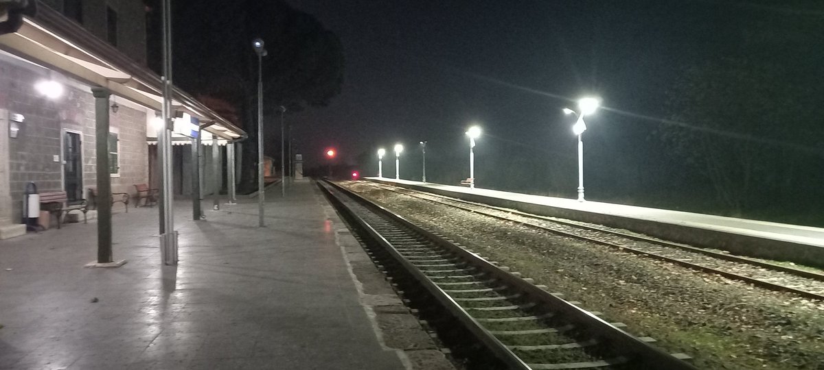 Eee hani tren istasyonları romantik falandı? Buz gibi soğukta 1 tane insan yok. Çevreden rastgele bir eve gidip yardım istedim de adam hangi yönde beklemem gerektiğini söyledi neyse ki