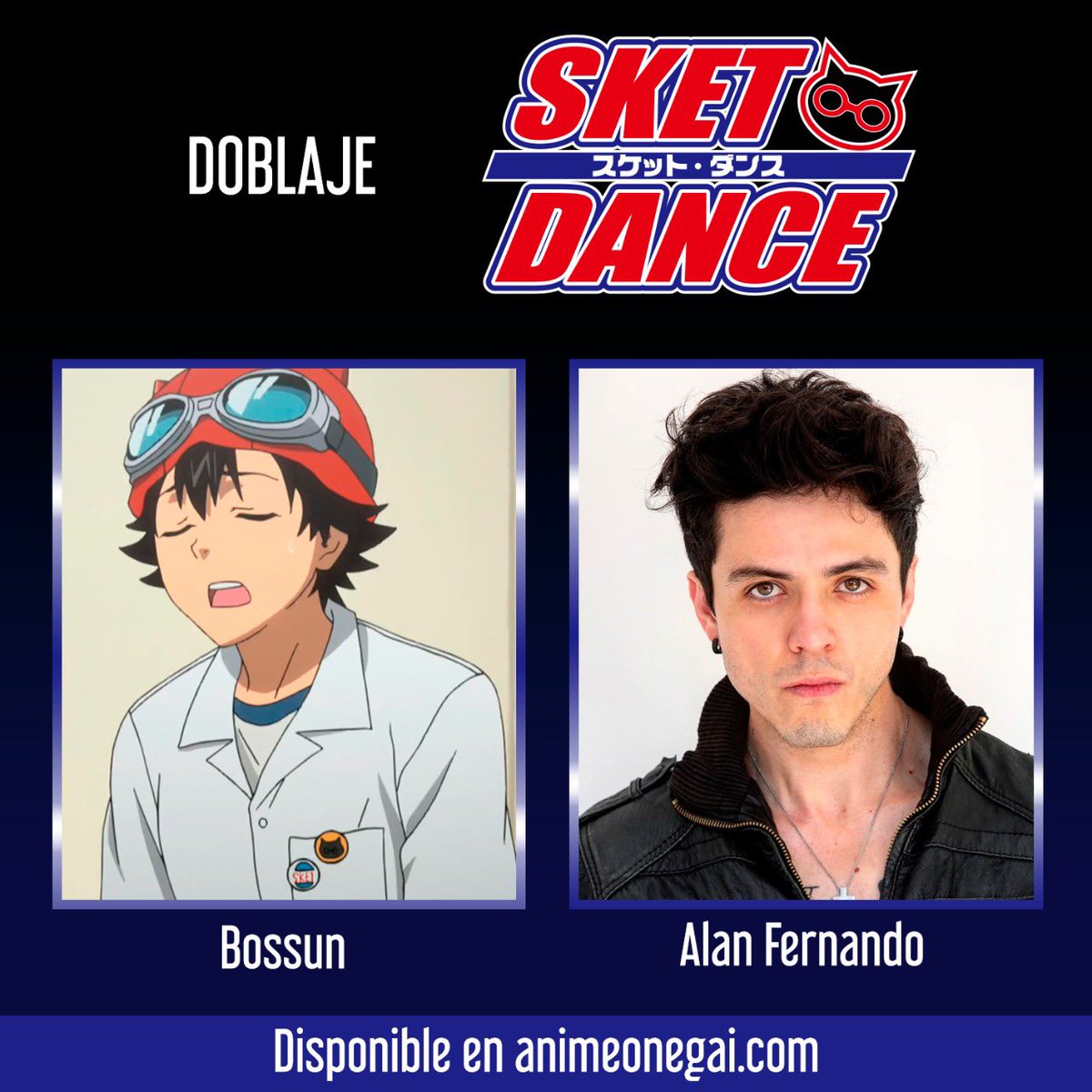 Alan Fernando (@alanfernandov) on Twitter photo Feliz de darle voz a #bossun en el anime #sketdance, amé el poder jugar con tantas cosas! Gracias @animeonegaioficial y <a href="/jemba410/">jenny medel</a> por todo!! Feliz de darle voz a #bossun en el anime #sketdance, amé el poder jugar con tantas cosas! Gracias @animeonegaioficial y <a href="/jemba410/">jenny medel</a> por todo!!