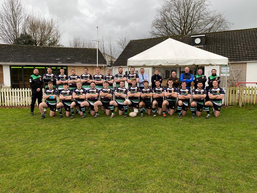 Our 1’s line up in their new kit along with our generous sponsors ahead of last Saturdays game against ⁦⁦@Aberdare_RFC⁩ . A narrow loss against a very good outfit. We go again Saturday when we welcome ⁦<a href="/TaffsWellRFC/">Taffs Well RFC</a>⁩ to The Fred Dunn #communityclub #uppabridge