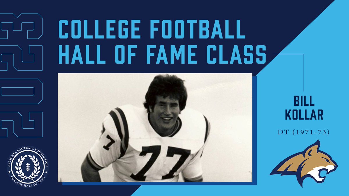 National Football Foundation (@nffnetwork) on Twitter photo Congrats to legendary <a href="/MSUBobcats_FB/">Montana State Football</a> DT Bill Kollar on being named to the 2023 <a href="/cfbhall/">College Football Hall of Fame</a> Class! #BobcatBuilt #cfbhall
footballfoundation.org/news/2023/1/9/โฆ Congrats to legendary <a href="/MSUBobcats_FB/">Montana State Football</a> DT Bill Kollar on being named to the 2023 <a href="/cfbhall/">College Football Hall of Fame</a> Class! #BobcatBuilt #cfbhall
footballfoundation.org/news/2023/1/9/โฆ