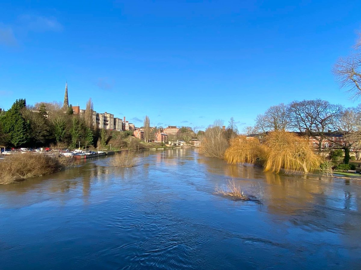 ⁦<a href="/dcrawford1934/">Donald</a>⁩    The river is still high but the gates are locked and we cannot go down. This view is at the bottom of our gardens xx