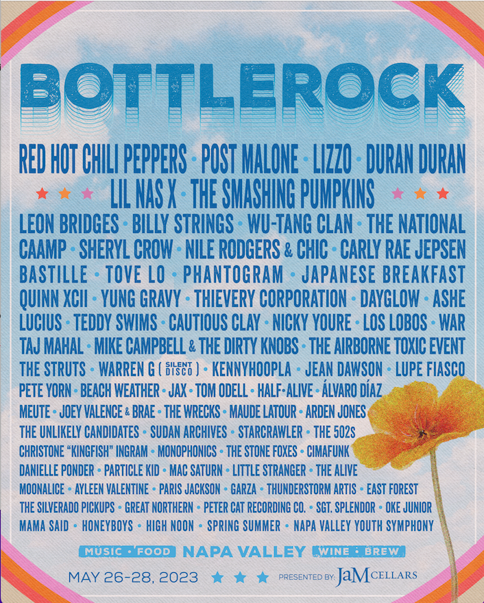 First Festival! Hope to see you there!! @BottleRockNapa 3-day tickets on-sale tomorrow bottlerocknapavalley.com