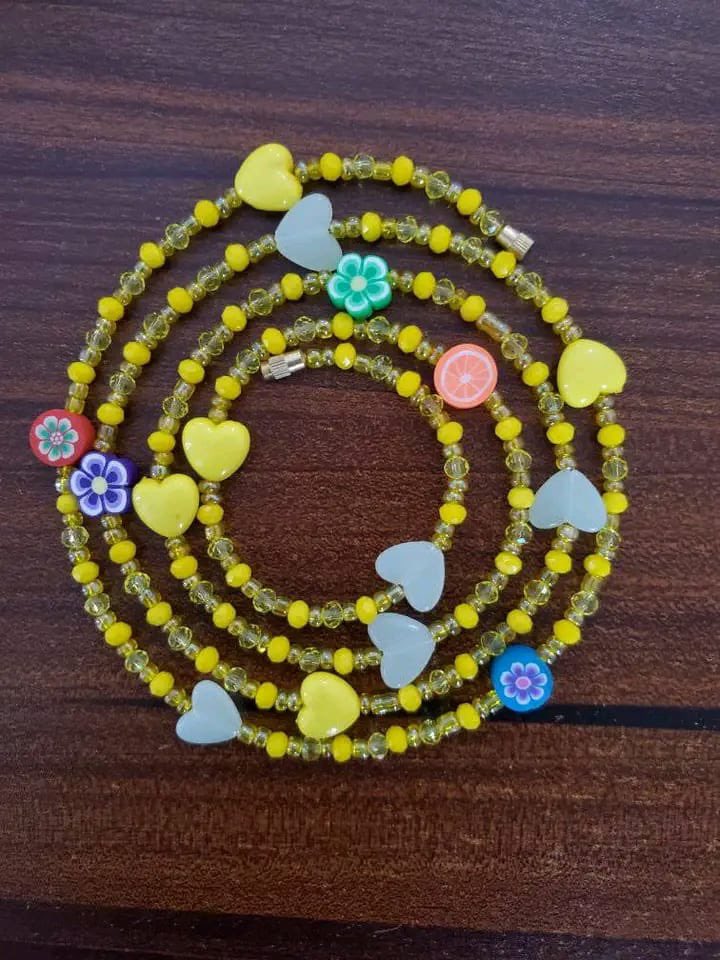 Waist beads are traditional jewelry worn by women from many cultures and worn around the waist. 
It can be used as a symbol of empowerment, fertility, and can be use to check weight.
A strand goes for 2500
#preshstoresglobal
#waistbeadsforsale
#beadersofinstagram
08188611925