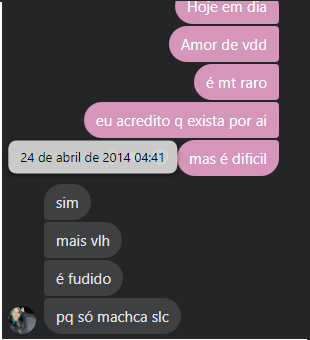 mostaruufps's tweet photo. Primeira interação vs hoje em dia.

Hoje em dia (2014) o amor de verdade é muito raro. 

Acreditamos e deu certo, Te amo @tayhuhu_ ❤️ https://t.co/RAsdDxBYz1
