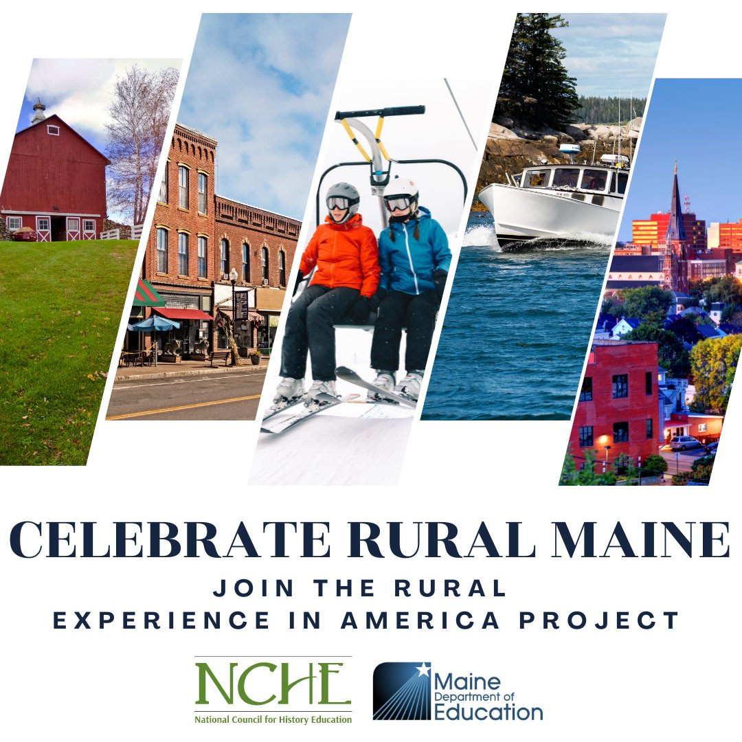 ME Dept of Education (@mdoenews) on Twitter photo Ready for a Maine adventure? Join the Rural Experience in America project to explore how to use project-based strategies to engage your students! FMI visit
tinyurl.com/mw7sjk7jor contact Jaime Beal @ jaime.beal@maine.gov Ready for a Maine adventure? Join the Rural Experience in America project to explore how to use project-based strategies to engage your students! FMI visit
tinyurl.com/mw7sjk7jor contact Jaime Beal @ jaime.beal@maine.gov