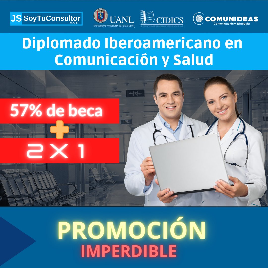CIDICS_UANL's tweet photo. Promoción válida únicamente durante el mes de enero de 2023. 😊🙌❗

📧 Correo: info@soytuconsultor.com
☎️ Teléfono CIDICS: (52) 81 1340 4945 (lunes a viernes horario de: 9 a 16 horas) 
🌐 Plataforma Web: https://t.co/JIGFxeknYT
WhatsApp: https://t.co/GXNCqr2vcG https://t.co/Zy9Rtaa0cz