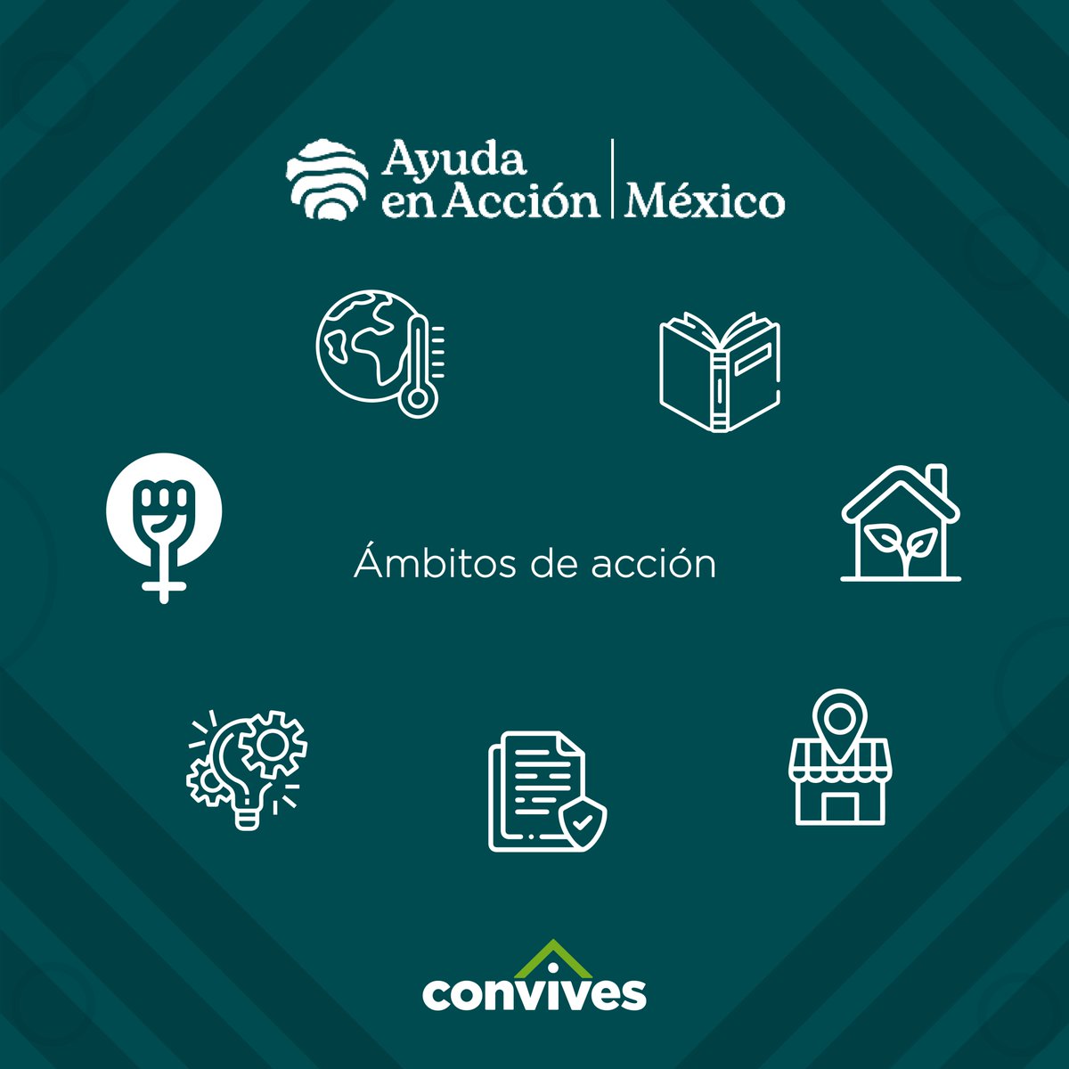 CONVIVES_mx's tweet photo. Ayuda en acción es una de las ONG´s asociadas a CONVIVES, combaten la pobreza, la exclusión y desigualdad en las comunidades más vulnerables del país. 👨👩👧👦🏗🌎🏡
Para conocer más entra a su página web 👉 https://t.co/EB9q7wEQjJ 👈
#CONVIVES #ONG #asociados #eduación #acción https://t.co/n7SaCVCnRz