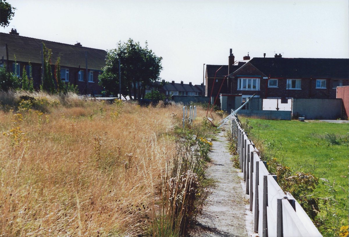 Fleetwood Town's Highbury Stadium in the summer of 1996, a few months after previous Fleetwood club folded.