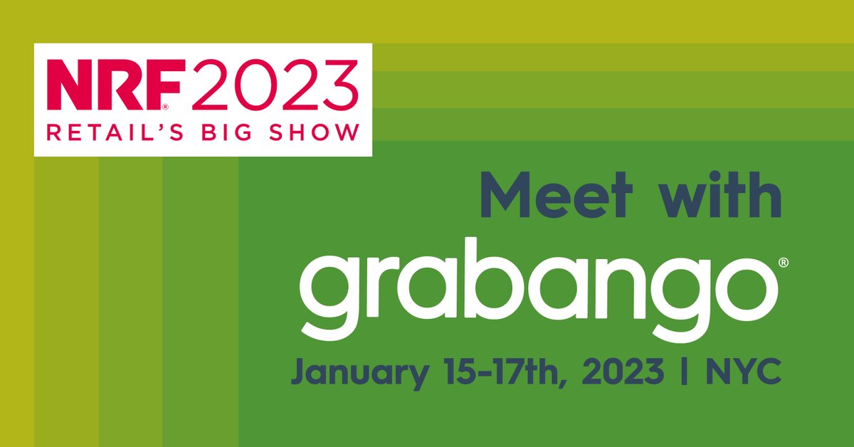 Grabango (@grabango) on Twitter photo .@Grabango is excited to be attending Retail’s Big Show <a href="/NRFBigShow/">NRF Big Show</a> 2023.
Click here to schedule 1:1 time with our business team to hear about our #checkoutfree retrofit solution.
bit.ly/3Xa5LfB
#NRF2023 #Breakthrough .@Grabango is excited to be attending Retail’s Big Show <a href="/NRFBigShow/">NRF Big Show</a> 2023.
Click here to schedule 1:1 time with our business team to hear about our #checkoutfree retrofit solution.
bit.ly/3Xa5LfB
#NRF2023 #Breakthrough
