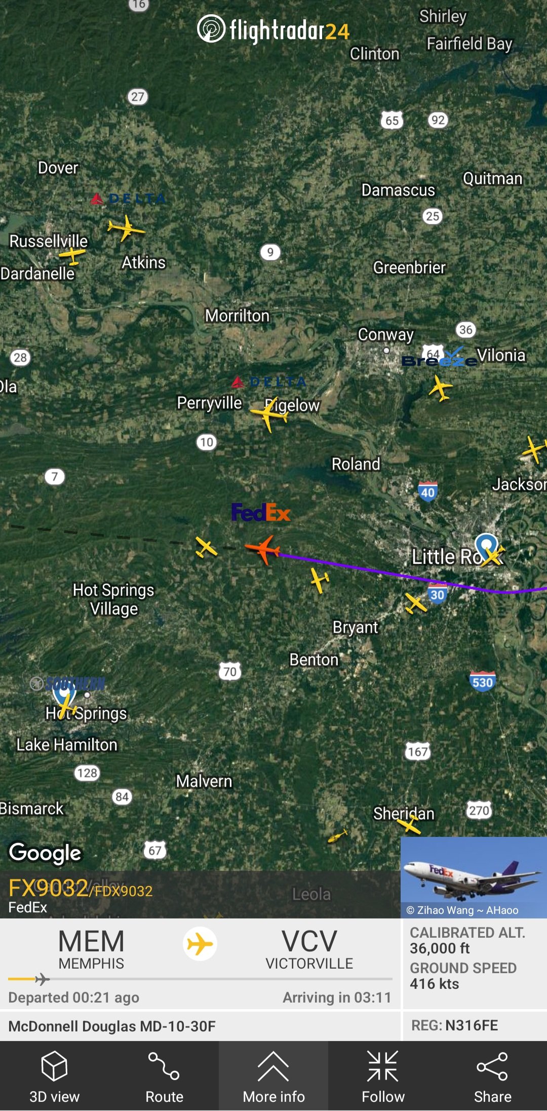 Flightradar24 on Twitter "Follow along with the flights to Victorville