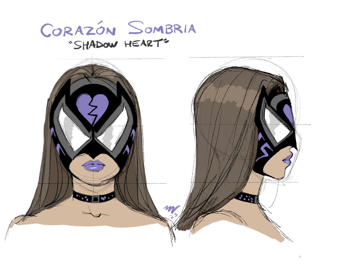 「 Blue Corazón's old nemesis from Mexico 」|𝕍𝕒𝕤𝕙𝕪のイラスト