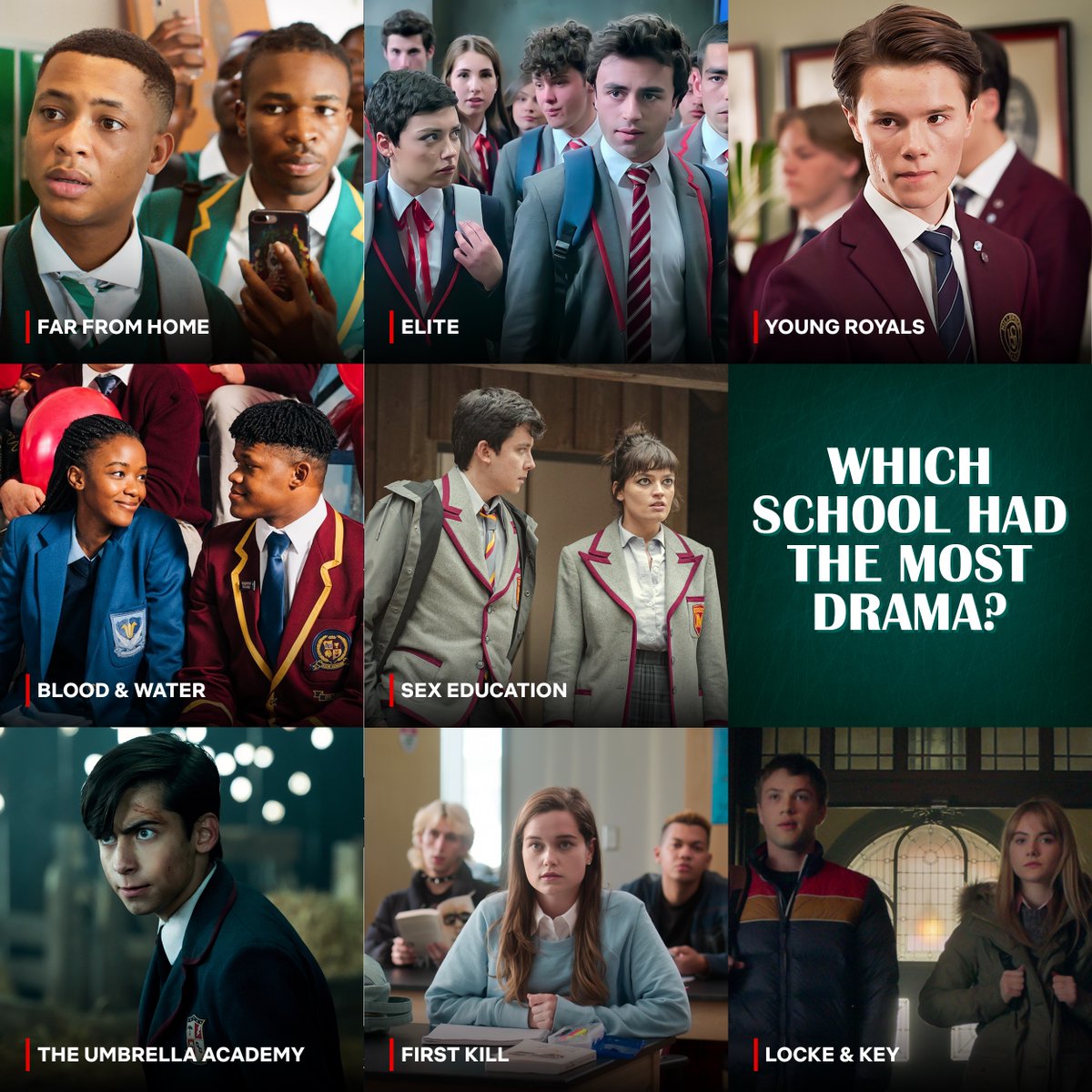 We can all agree that these schools have drama, but which one has the most? 📚