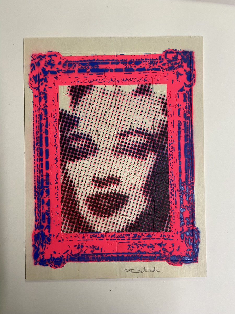 Dotmasters's tweet photo. Doing a street drop of these 20 piece puzzles at various locations both here in the uk and further a field details to follow #freeart #streetdrop #dotmasters #streetart #stencil #20piecepuzzle https://t.co/PnSAscPM6p