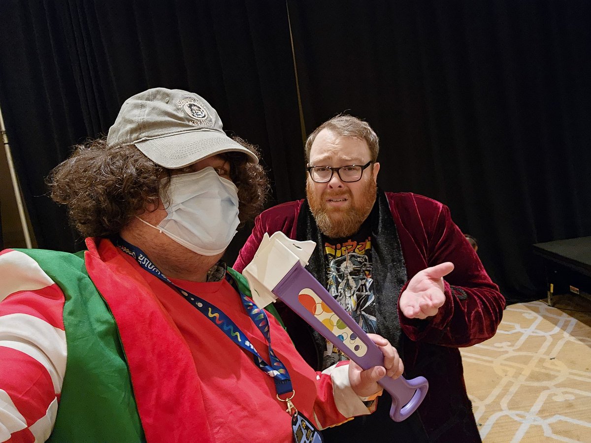 Majocoah's tweet photo. Thank you for another great #MAGFest2023 
It's made me want to return to making content! Competed on Magversus with a great team and had a blast convincing  a group to live read Valicpastor on stage!! https://t.co/B6pBJ4Ke3h