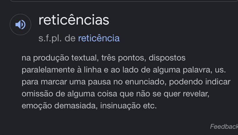 Reticências