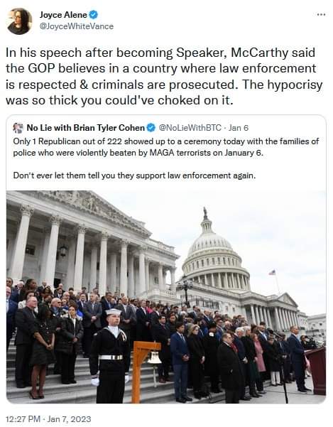 DemsIRL's tweet photo. When someone shows you who they are - believe them. Actions speak louder than words. #Jan6thTerrorists #Hypocrisy #RepublicanMeltDown #wherewerethey https://t.co/7ovwSkegmR