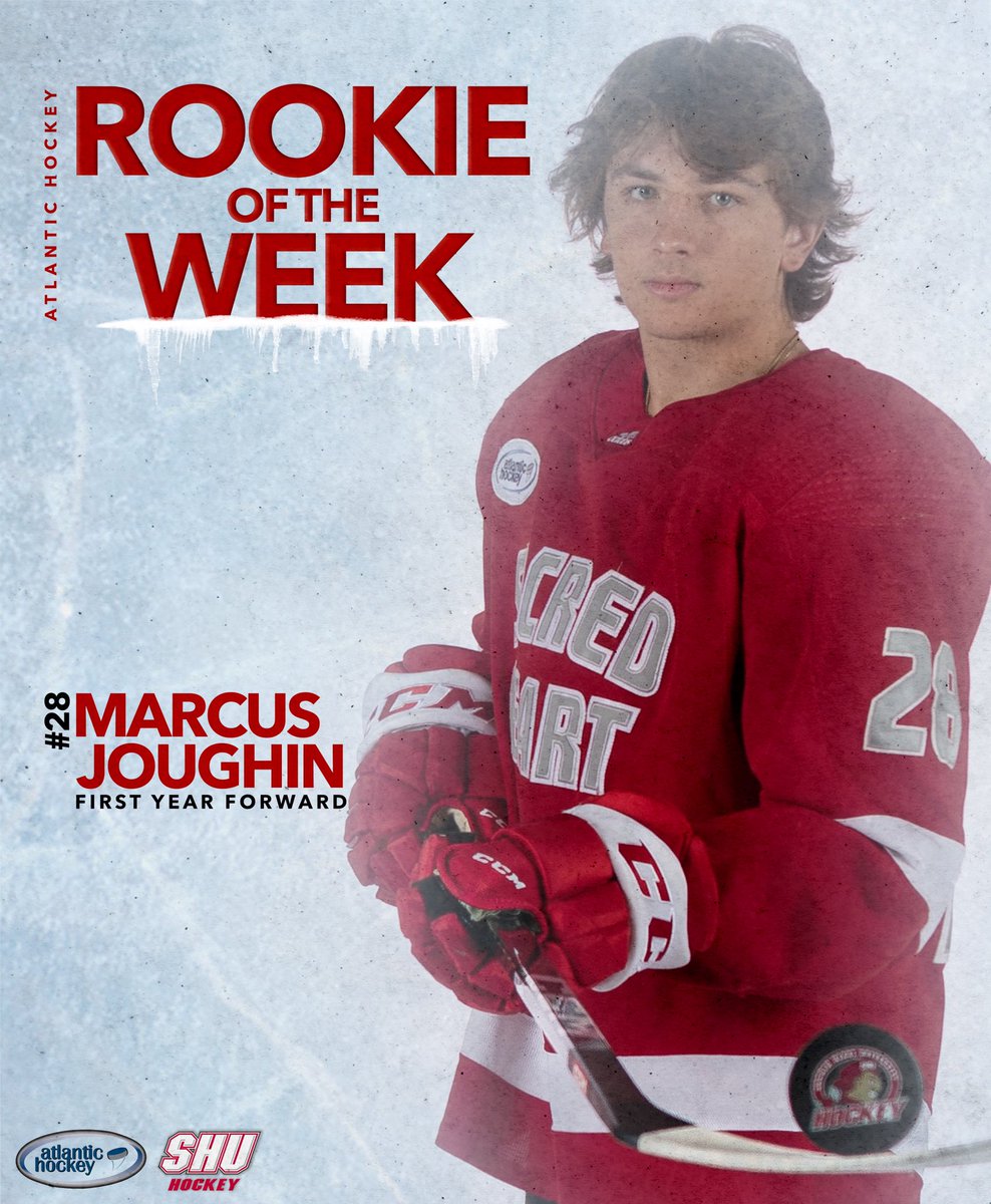 sacredheartmih's tweet photo. Congratulations to Marcus on earning Rookie of the Week! https://t.co/6PX9fYfFbk
