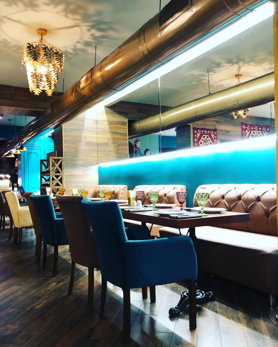 Maiabenia777's tweet photo. #Felamushi #Georgiancuisine
#GeorgiaTbilisi Shartava #18
#MATSONI Restobar 🍇🍷 https://t.co/bA32zWE8ol