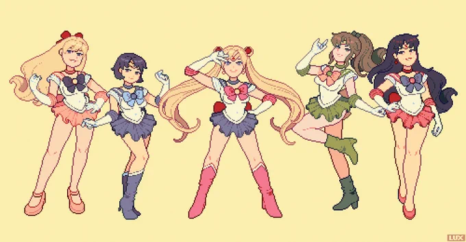 I believe in pixel art magical girl supremacy  