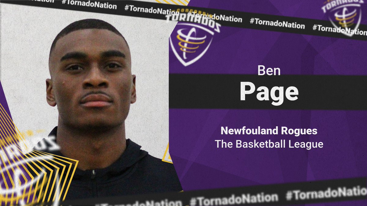 🚨 TORNADO NATION 🚨

Help us congratulate CTX men’s basketball alumnus Ben Page on signing with a professional contract with the Newfoundland Rogues in Canada! #TornadoNation 

📰: bit.ly/3QyByVu