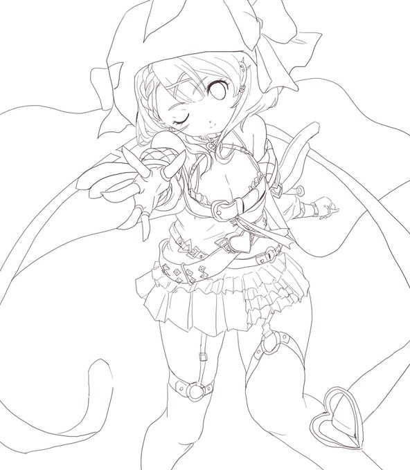 まあ・・・

干渉をわざわざ描かんでも作れる構図はたくさんあるわけだが、

やはり、
干渉やまとまり、重なりが生むシルエットの美しさを、
ここからは求めて行きたいわけよ 